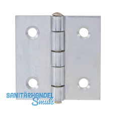 POHL Scharnier quadratisch Stift lose 50 x 50 mm, Stahl verzinkt