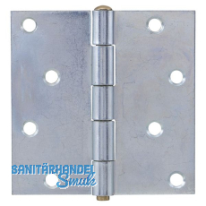 POHL Scharnier quadratisch Stift lose 89 x 89 mm, Stahl verzinkt