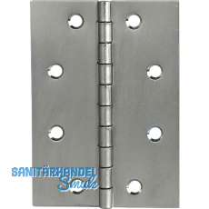 Scharnier DIN 7954 B halbbreit 100 x 72 mm, Stahl verzinkt