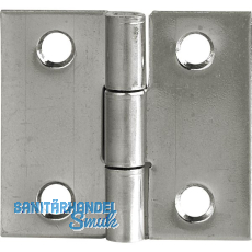 Scharnier DIN 7954 C quadratisch 30 x 30 mm Edelstahl