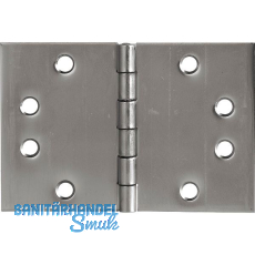 Scharnier DIN 7954 D breit 80 x 120 mm, Edelstahl