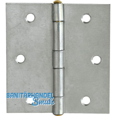 Scharnier DIN 7954 B halbbreit 90 x 63 mm, Stahl verzinkt