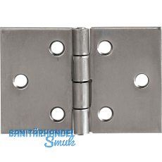 Scharnier DIN 7954 D breit 40 x 60 mm, Stahl verzinkt Scharnier DIN 7954 D breit 40 x 60 mm, Stahl verzinkt