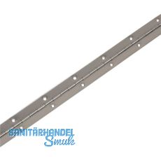 Stangenscharnier gebohrt 3500 x 32 mm, Edelstahl 1.4301 Stangenscharnier gebohrt 3500 x 32 mm, Edelstahl 1.4301