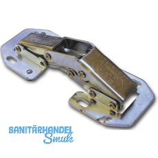 SISO Aufschraub-Gelenkscharnier, 103x44 mm, �W 90�, Stahl verzinkt