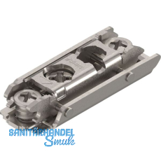 BLUM CLIP Exzenter MPL gerade, Zwillingsanschlag, Stahl, Systemschraube, D: 0 mm