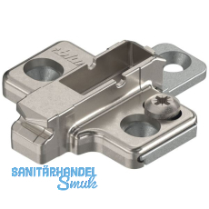 BLUM CLIP Kreuzmontageplatte, Zink, Schrauben, Distanz 3 mm