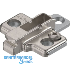 BLUM CLIP Kreuzmontageplatte, Zink, Systemschrauben Distanz 3 mm