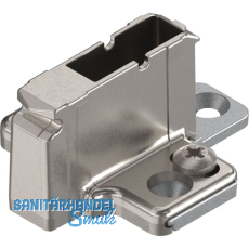 BLUM CLIP Kreuzmontageplatte, Zink, Systemschrauben Distanz 18 mm