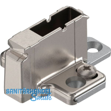BLUM CLIP Kreuzmontageplatte, Zink, Schrauben, Distanz 18 mm BLUM CLIP Kreuzmontageplatte, Zink, Schrauben, Distanz 18 mm