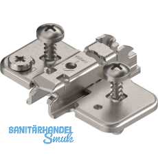 BLUM CLIP Exzenter Kreuzmontageplatte, Stahl, EXPANDO, Distanz 3 mm
