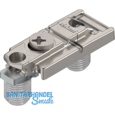 BLUM CLIP Exzenter Montageplatte gerade, Zink, Einpressen, Distanz 0 mm