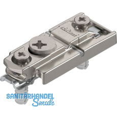 BLUM CLIP Exzenter Montageplatte gerade, Zink, EXPANDO, Distanz 0 mm