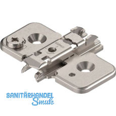 BLUM CLIP Exzenter Kreuzmontageplatte, Stahl, Schrauben, Distanz 0 mm BLUM CLIP Exzenter Kreuzmontageplatte, Stahl, Schrauben, Distanz 0 mm