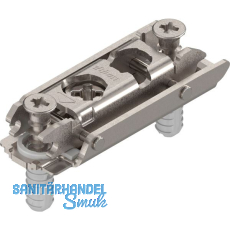 BLUM CLIP Exzenter Montageplatte gerade, Stahl, EXPANDO, Distanz 0 mm BLUM CLIP Exzenter Montageplatte gerade, Stahl, EXPANDO, Distanz 0 mm