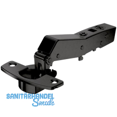 HETTICH SENSYS 8639i TH52 Winkelscharnier 45� aufliegend ged�mpft �W 95� schwarz