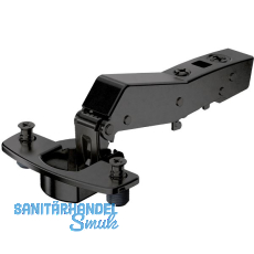 HETTICH SENSYS 8639i TH58 Winkelscharnier 45� aufliegend ged�mpft �W 95� schwarz