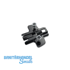 HETTICH Kreuzmontageplatte mit Langloch, Spezialschraube, Distanz 1,5 mm schwarz HETTICH Kreuzmontageplatte mit Langloch, Spezialschraube, Distanz 1,5 mm schwarz