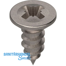 BLUM Blechschraube Senkkopf, 3,53x9,5 mm, PZ, Stahl vernickelt