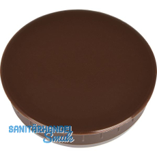 HENKE Scharniertopf Abdeckkappe � 35 mm, Kunststoff braun