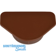 HENKE Scharniertopf Abdeckkappe mit Abdeckfl�che � 35 mm, Kunststoff dunkelbraun