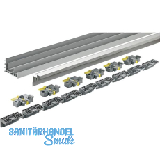 HETTICH TopLine XL Lauf- und F�hrungsschienenset 2300 mm, Aluminium eloxiert