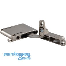 ANKOR DS-19/27 Einlass-Scharnier rechts unten/links oben mit Push, vernickelt