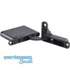 ANKOR DS-19/27 Einlass-Scharnier rechts unten/links oben mit Push, titanfärbig ANKOR DS-19/27 Einlass-Scharnier rechts unten/links oben mit Push, titanfärbig