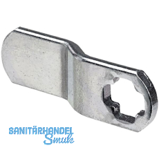 HETTICH Schlossriegel gekr�pft T�rst�rke 14 - 18 mm, Stahl vernickelt