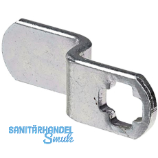 HETTICH Schlossriegel gekr�pft T�rst�rke 16- 20 mm, Stahl vernickelt