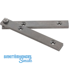 SCHÖSSWENDER Zapfenband ohne Anschlag, 80x10x3 mm, Stahl blank SCHÖSSWENDER Zapfenband ohne Anschlag, 80x10x3 mm, Stahl blank