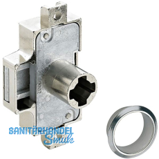 HETTICH PRESTIGE 2000 Zyl.-Drehstangenschloss Z23, Dornma� 25, L26, vernickelt