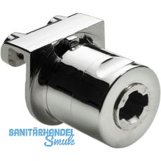 HETTICH PRESTIGE 2000 Zylinder-Glast�rschloss Typ 324.02, vernickelt hochglanz