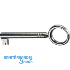 HETTICH Möbelschlüssel einfache Sperre Typ 09, Zamak vernickelt hochglanz HETTICH Möbelschlüssel einfache Sperre Typ 09, Zamak vernickelt hochglanz