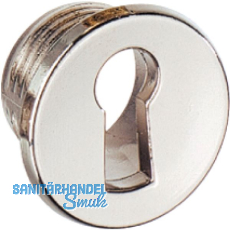 HETTICH Schlüsselbuchse Typ 2575, Zamak vernickelt matt HETTICH Schlüsselbuchse Typ 2575, Zamak vernickelt matt