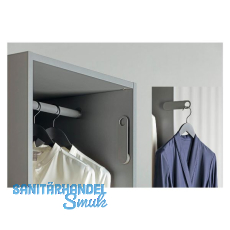 HETTICH Kleiderbügelhalter, klappbar, anthrazit, Tragkraft 5 kg HETTICH Kleiderbügelhalter, klappbar, anthrazit, Tragkraft 5 kg