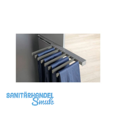 HETTICH Hosenhalter ausziehbar Korpusmontage Stahl anthrazit