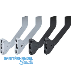 HETTICH Blendenst�tze einstellbar, Stahl schwarz, links/rechts