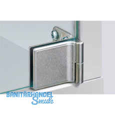 HETTICH Glastürscharnier ET 5150 Set, Glas bis 6,3 mm; 40x30 mm, Zink vern. matt HETTICH Glastürscharnier ET 5150 Set, Glas bis 6,3 mm; 40x30 mm, Zink vern. matt