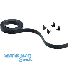 HETTICH SlideLine M Farbset zu vorlaufendem Laufprofil 25mm schwarz, 2500 mm