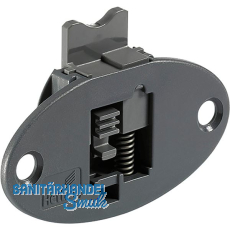 HETTICH SlideLine 55 Plus Führungsteil für innenliegende Türen anthrazit HETTICH SlideLine 55 Plus Führungsteil für innenliegende Türen anthrazit