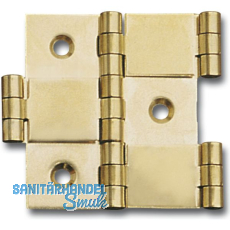CHARMAG Paravantscharnier, 60x26 mm, Holzst�rke 20 mm, Messing poliert