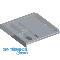 HETTICH SmarTray Materialschale 40 mm Kunststoff Alu-Optik