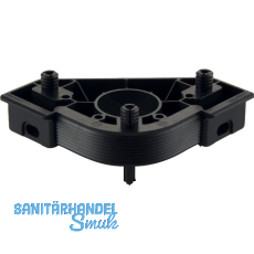 HETTICH KORREKT Planform Oberteilgleiter zum Einschlagen mit Auflage, schwarz