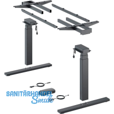 HETTICH Tischgestell Steelforce Pro 670 SLS Highline schwarz