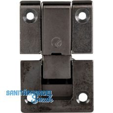 KIMANA SLIM Klappenband, 3-teilig, Zamak vernickelt dunkelgrau KIMANA SLIM Klappenband, 3-teilig, Zamak vernickelt dunkelgrau