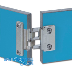 PRÄMETA Einachs- Flachband für dünne Türen Mittelanschlag, Zamak vernickelt matt PRÄMETA Einachs- Flachband für dünne Türen Mittelanschlag, Zamak vernickelt matt