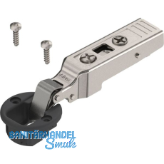 BLUM CLIP top Glastürscharnier 94°, gerade mit Feder, Schrauben BLUM CLIP top Glastürscharnier 94°, gerade mit Feder, Schrauben