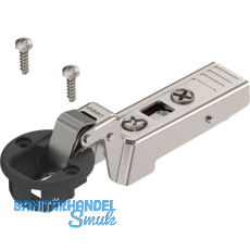 BLUM CLIP top Glast�rscharnier 94�, 18mm gekr�pft mit Feder, Schrauben