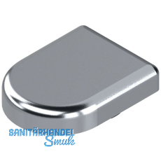 BLUM CLIP top Topfabdeckung - Glast�rscharnier D-Form, Kunststoff verchromt